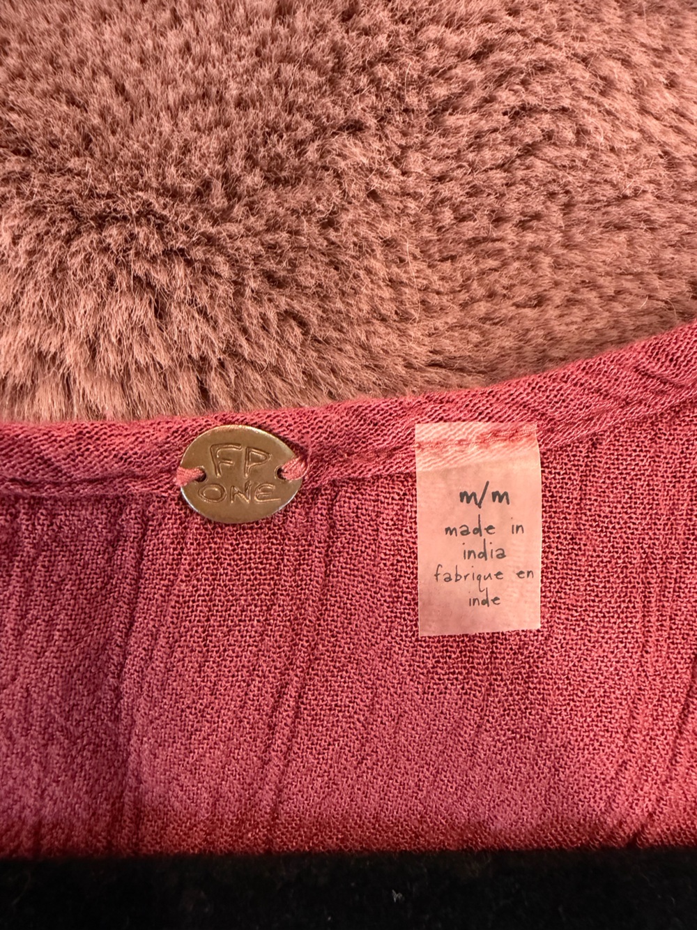 Rust Pink Ruffled Hem Tank Dress - Picture 4 of 6
